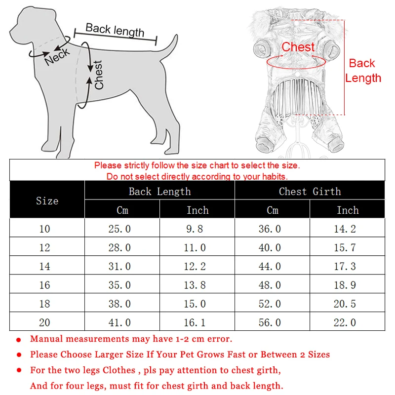 Monos cálidos de invierno para perros, chaqueta impermeable con capucha extraíble, monos para cachorros, Chihuahua, abrigo de Bulldog Francés, ropa para mascotas, disfraz - imagen 2