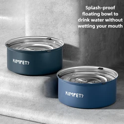 Cuenco de acero inoxidable para perros, cuenco antigolpes para comida de mascotas, lavabos de arroz para perros de gran capacidad, cuenco de agua para gatos, lavabo de comida para gatos, cuencos para mascotas