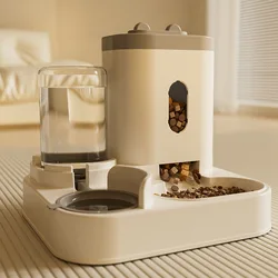 Fuente dispensador 2 en 1 para gatos y perros – Agua y comida