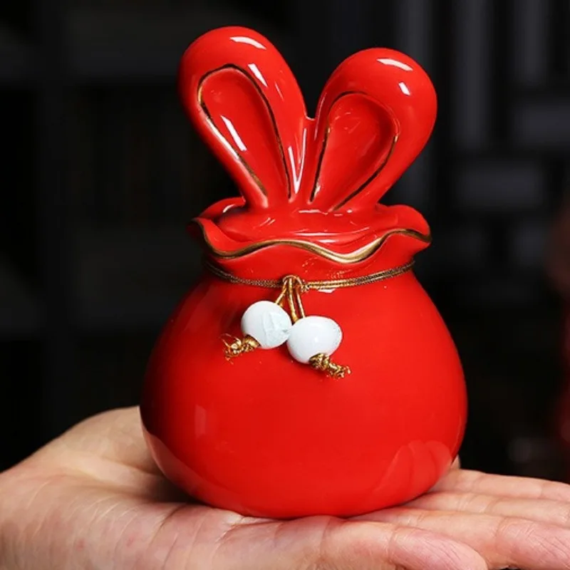 Mini urna de cerámica pintada a mano para mascotas, conmemorativa personalizada grabada para recuerdo de cenizas de perros y gatos, jarrón de cremación para mascotas pequeñas ​ - imagen 5