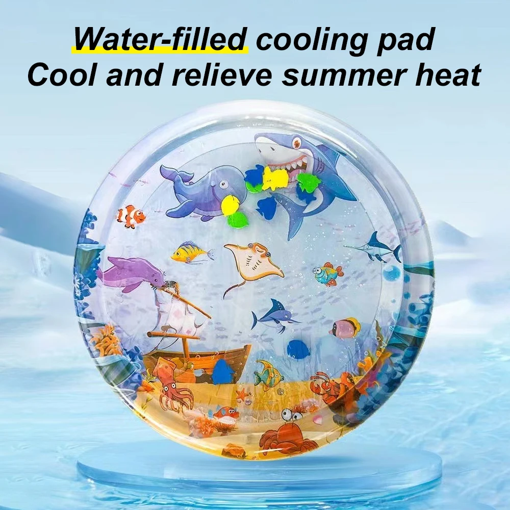 Estera estampada para perros, alfombrilla refrescante de verano para perros, manta para gatos, sofá, cama para perros, almohadilla de inyección de agua de verano para perros pequeños, medianos y grandes - imagen 4