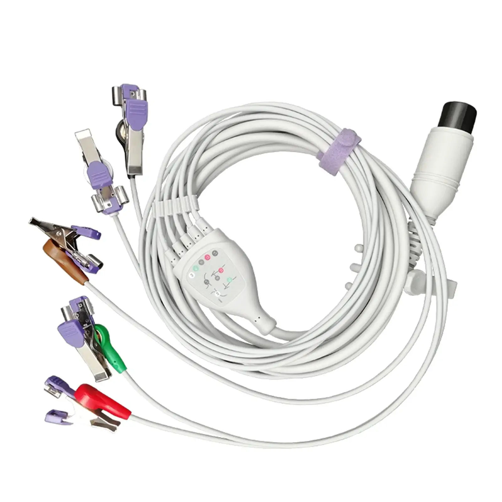 5 Pieces Reusable Pet Ecg Alligator Clip Veterinary Ecg Clip Crocodile Clamps for Pets Dog