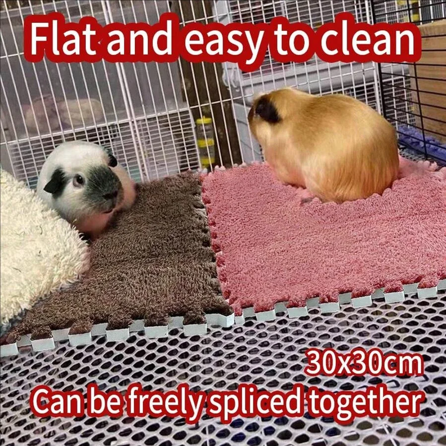 Almohadilla calefactora de espuma EVA para mascotas, diseño empalable, estera para dormir suave para conejillo de indias, hámster, conejo, manta, cama, accesorios para suelo de mascotas - imagen 4