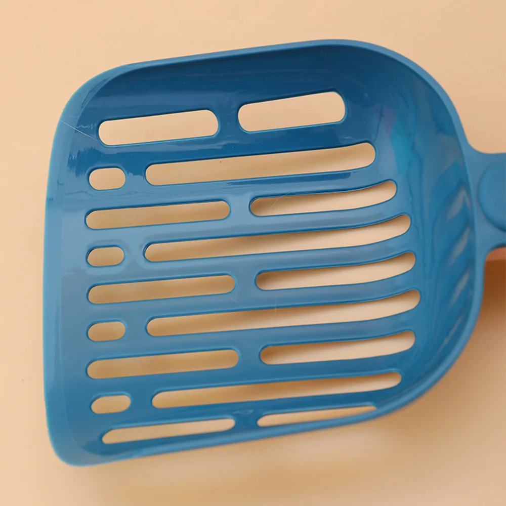 Pala de arena grande para gatos: pala de arena gruesa y resistente para mascotas, cabezal de pala ancha para una fácil limpieza, material plástico duradero, - imagen 4