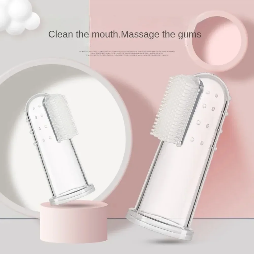 Cepillo de dientes de silicona para perros, accesorios de limpieza bucal, productos de limpieza, 1/2/5/10 piezas - imagen 2