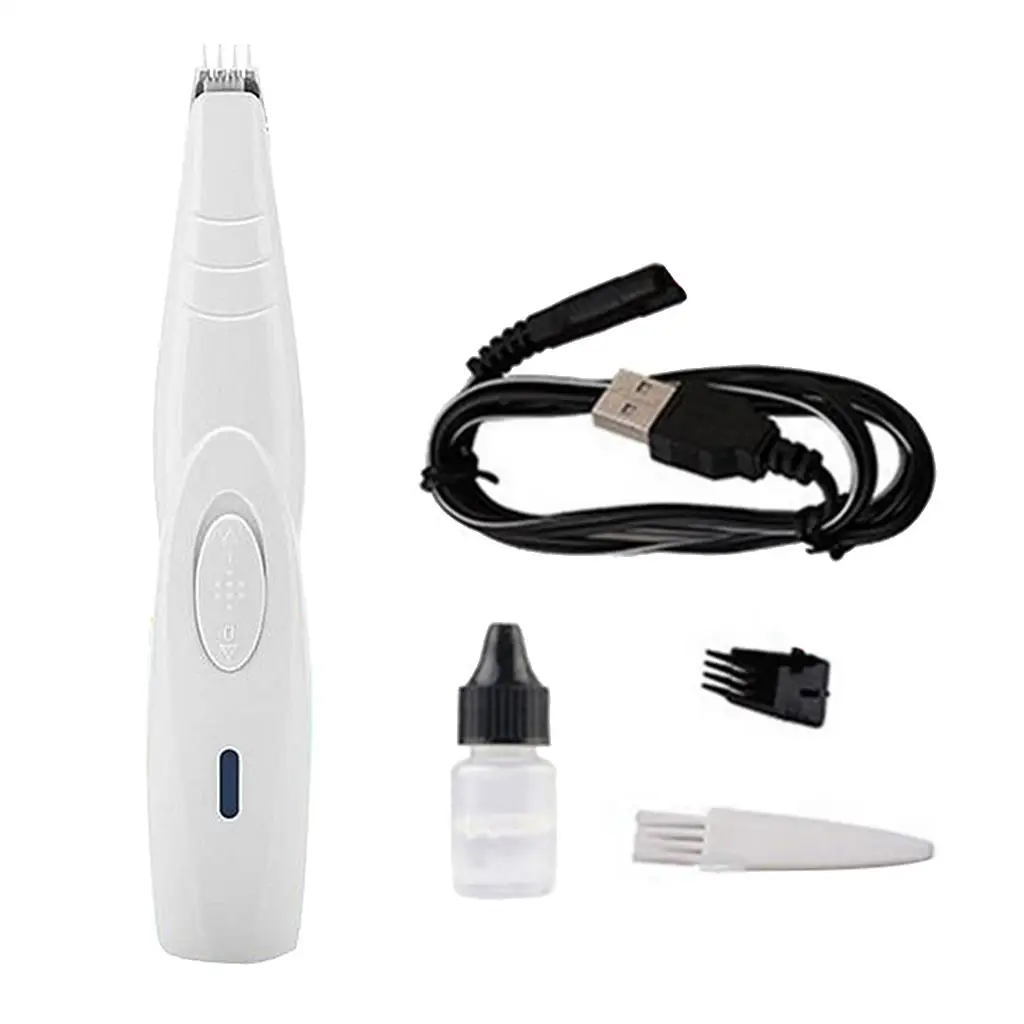 Dog Foot Hair Trimmer Shaver s Cordless BUTTON SWITCH Low Noise Dog Foot Hair Trimmer Shaver s Cordless BUTTON SWITCH Low Noise