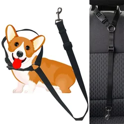 Cinturón de seguridad ajustable perro – Cuerda nailón resistente coche