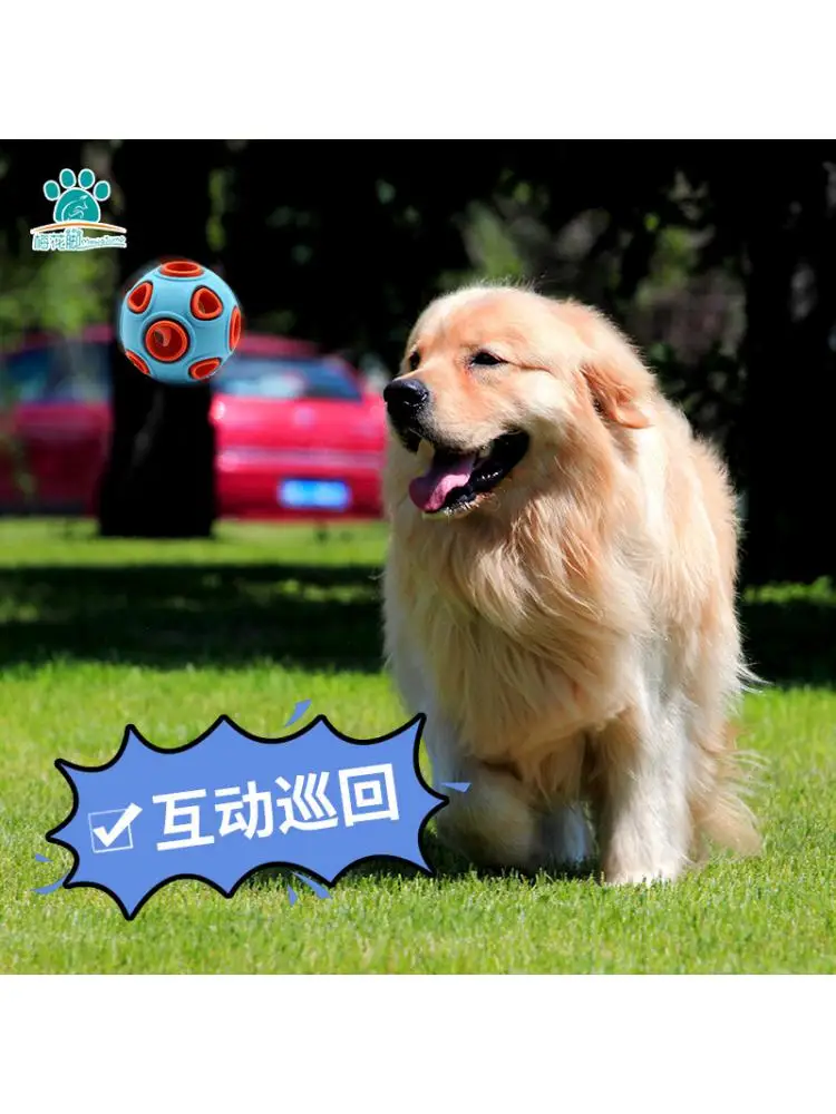 Juguetes Para Mascotas resistentes a las mordeduras, pelota de entrenamiento para perros, Campanilla, vocalización, suministros para mascotas - imagen 3