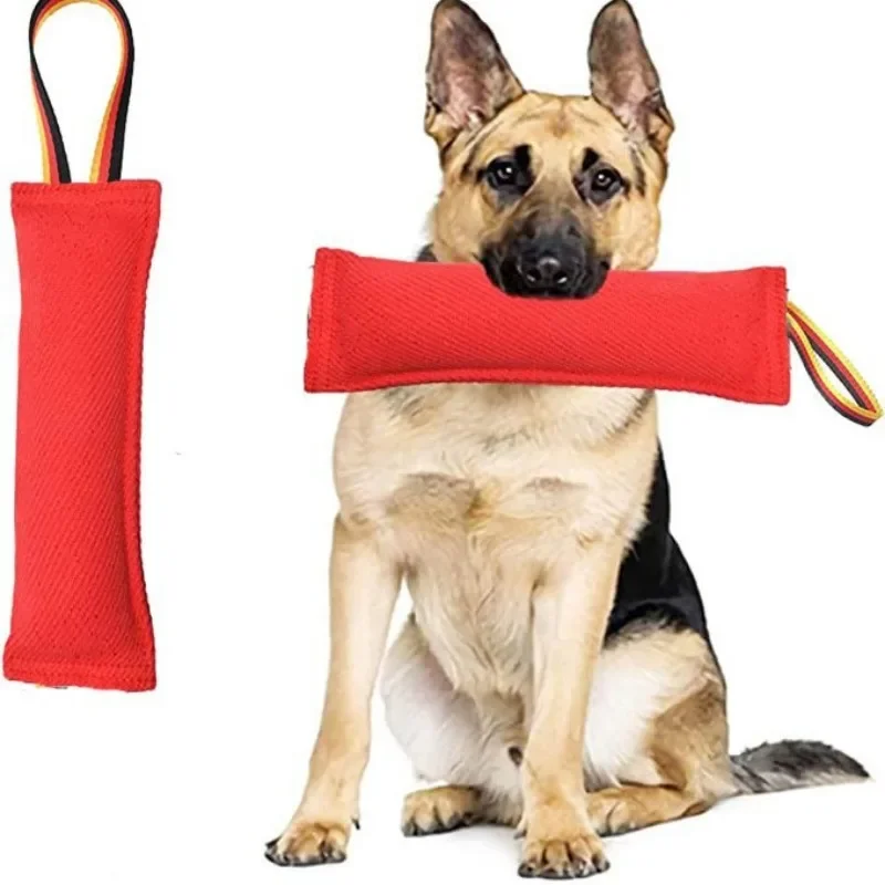 Juguete para morder perros, palo para morder para entrenamiento de mascotas con mango fuerte para buscar y cachorros, juguete de entrenamiento K9 para perros medianos y grandes - imagen 2
