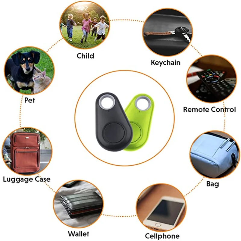 Rastreador GPS inteligente para mascotas, Mini localizador Bluetooth antipérdida para perros, gatos, niños, billetera de coche, buscador de llaves, Collar para mascotas, accesorios para perros - imagen 3