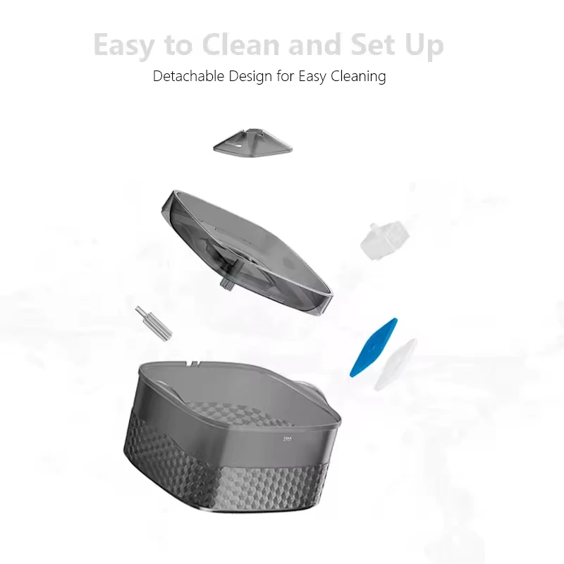 Fuente de agua para perros y gatos, dispensador de agua automático grande para mascotas de 5,5 L, fuente de agua para gatos, dispensador de cuencos de agua para perros, multimascota - imagen 4