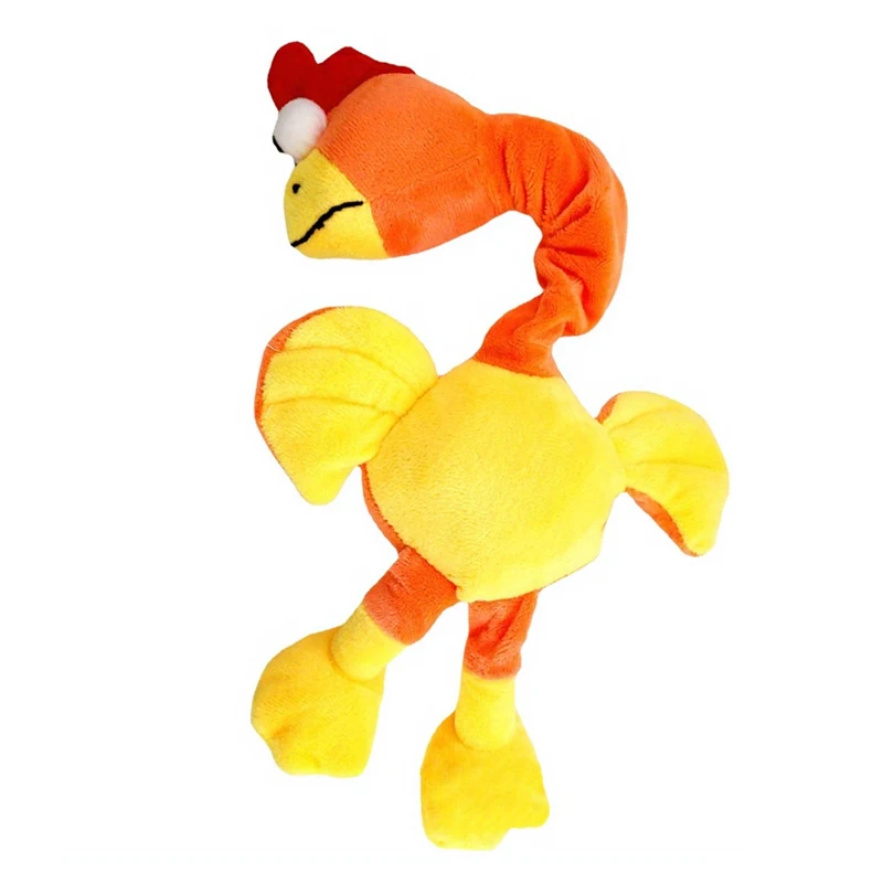 Juguete divertido para mascotas con forma de pollo, mordedor de lana para perros, cachorro, chirriante, hueso de felpa, Molar, accesorios de entrenamiento para perros - imagen 5