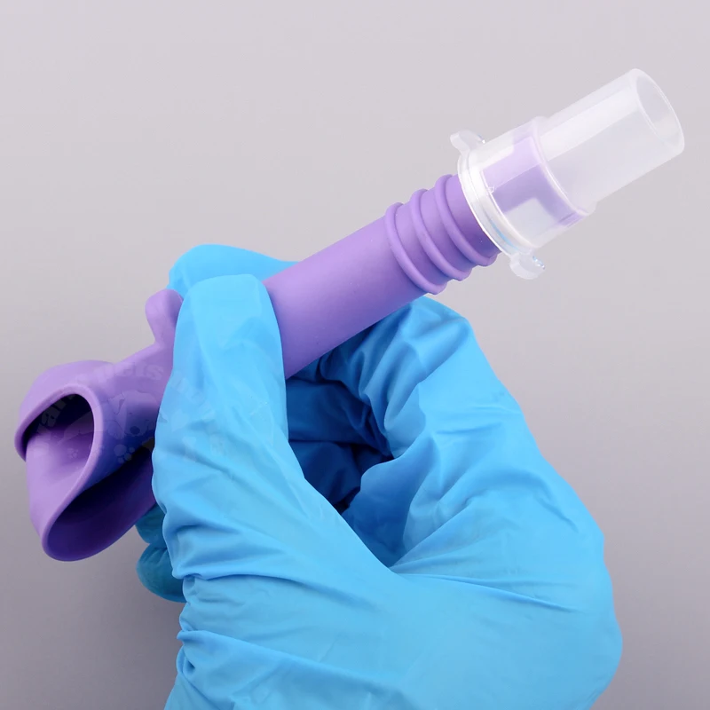 Tubo de intubación ciego para gatos, dispositivo de tubo ET de vía aérea supragottica de Gel V suave médico para herramientas veterinarias para gatos - imagen 5