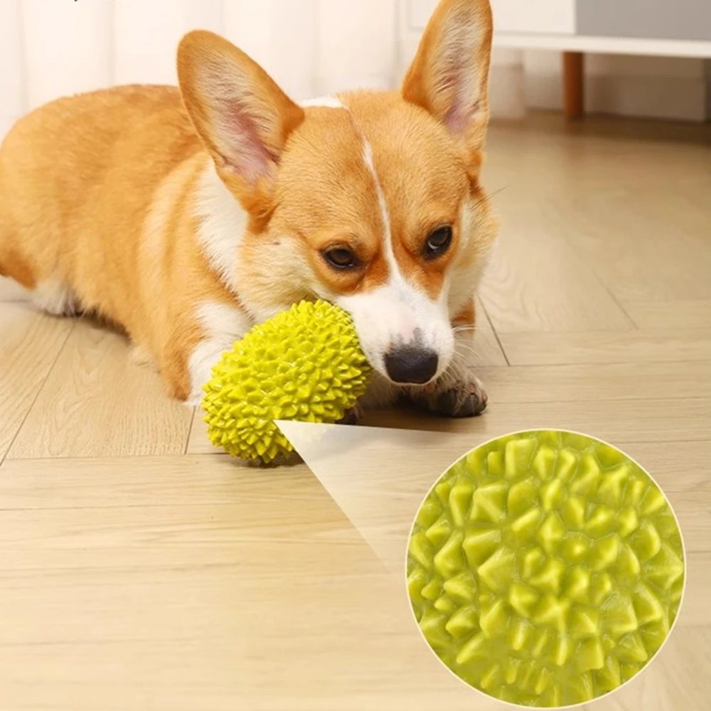 Juguete chirriante de frutas simuladas para mascotas, juguete resistente a las mordeduras para perros pequeños y medianos, accesorios de juego para masticar, 2/3 piezas - imagen 3