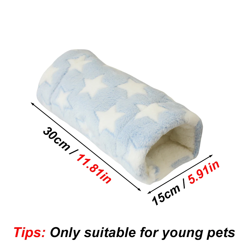 Jaula para hámster, hamaca de túnel para hurón para rata, tubo cálido para hámster, juguete, jaula colgante para cama para hámster, conejo, conejillo de indias, Animal PEQUEÑO, 1 ud. - imagen 2