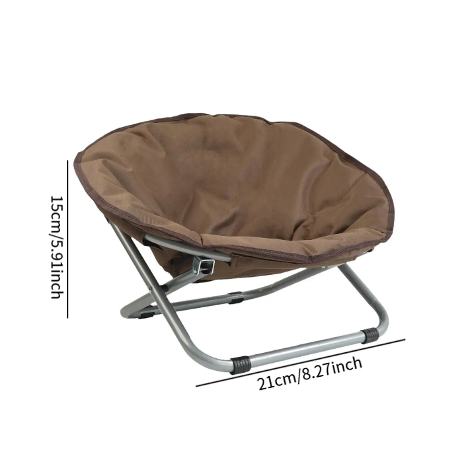 Elevated Cat Bed Foldable Raised Bed, Scratch Resistant, Portable Rest, Sleeping Iron Frame Sofa Cozy Cot Comfort Chair