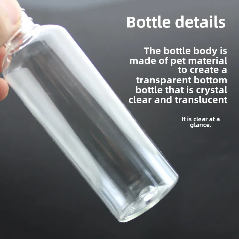 Subembotellado líquido exprimible de boca puntiaguda transparente de 250 ml - imagen 3
