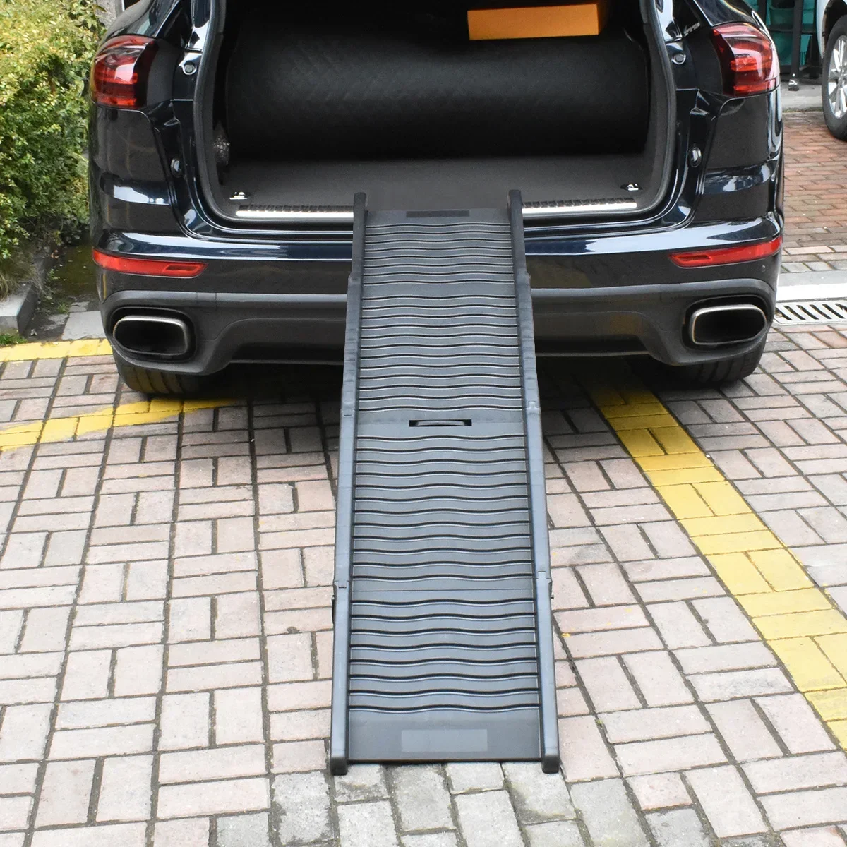 Rampa plegable antideslizante para subir al coche – Gatos y perros
