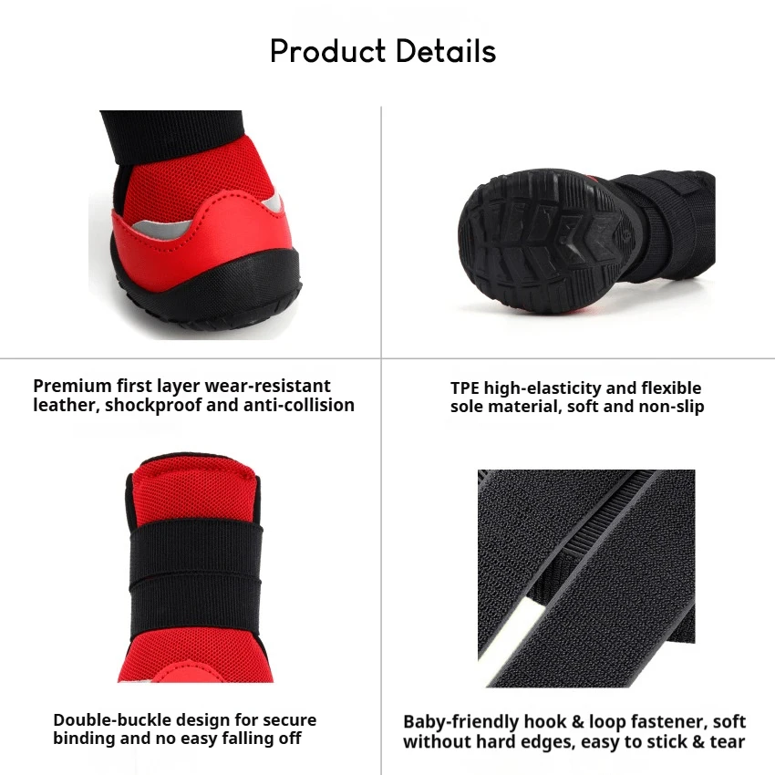 Botas antideslizantes para perros – Protegen sus patas del calor - imagen 4