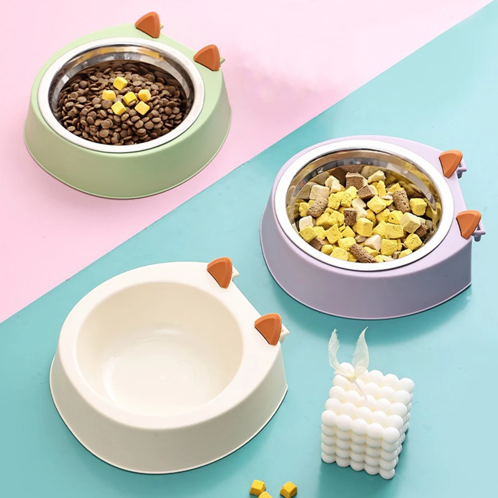 Comedero de jaula fija para perros y gatos, cuenco colgante de acero inoxidable para comida y agua, cuencos desmontables para mascotas, platos para beber para cachorros y gatitos - imagen 3