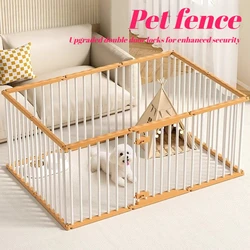 Corral para gatos y perros pequeños con doble cerradura estable