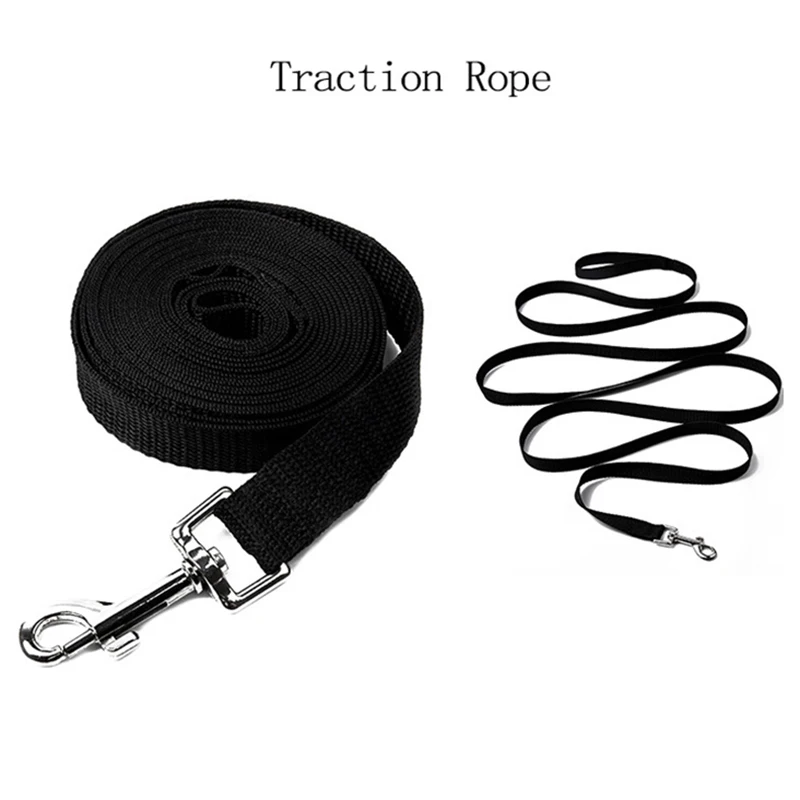 Se muestran una cuerda negra y una cadena