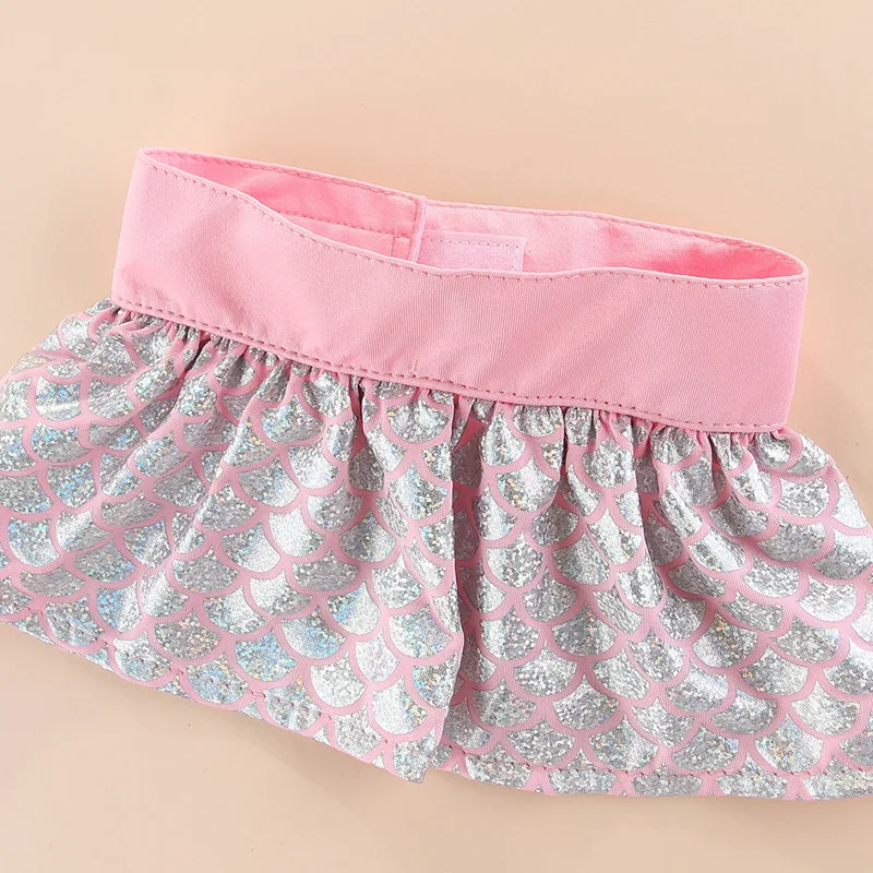 Traje de baño de tela para perros, conjunto de Bikini para cachorros, traje de baño para perros pequeños, traje de baño de playa Hawaiano - imagen 3