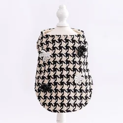 Vestido para perros tweed a cuadros – estilo princesa y fiesta