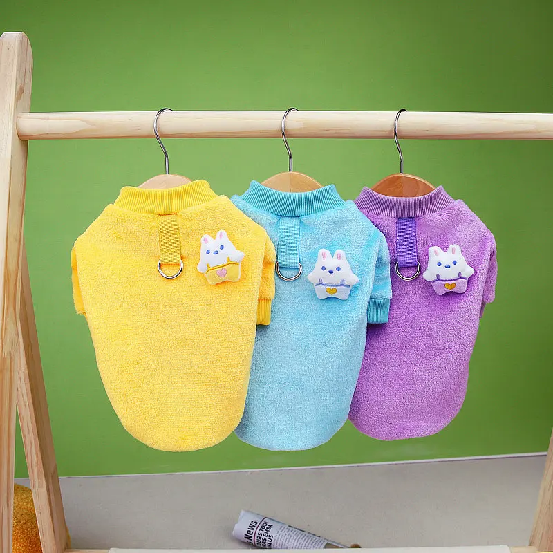 Chaleco de lana suave para cachorros, ropa para perros pequeños y gatos, trajes de invierno para mascotas, disfraz de Bulldog Francés, Chihuahua, caniche, accesorios para mascotas - imagen 3