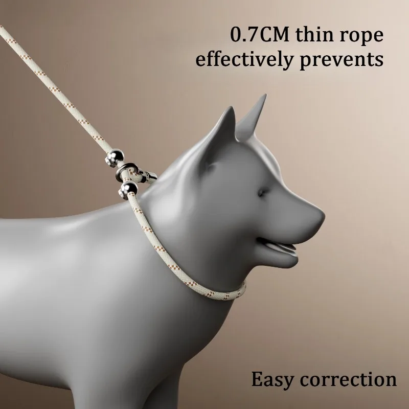 Correa creativa para perro, Collar fuerte para perro, correas antitiramiento, accesorios para perros, cordón para perros pequeños y grandes, productos de entrenamiento para mascotas - imagen 2
