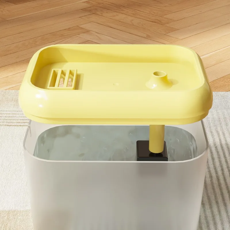 Dispensador de agua de ciclo automático para interiores de mascotas, bebederos para fuente de gato, cuencos para el hogar, comederos de plástico para cachorros y gatitos, contenedor para perros - imagen 3