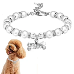 Collar con piedras para perros pequeños – Elegante y brillante