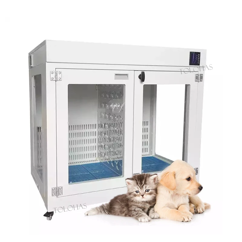 LHWG3 Caja de aseo para salón de mascotas, gabinete inteligente automático para el cuidado de mascotas, secador de pelo para perros y gatos