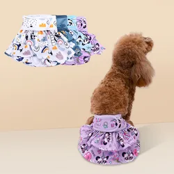 Pantalón fisiológico lavable para perra Bichon - Protector celo