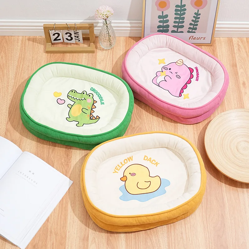 Cama de peluche antideslizante para perros pequeños, colores vivos - imagen 3