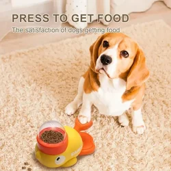 Comedero interactivo pato para perros – dispensador golosinas