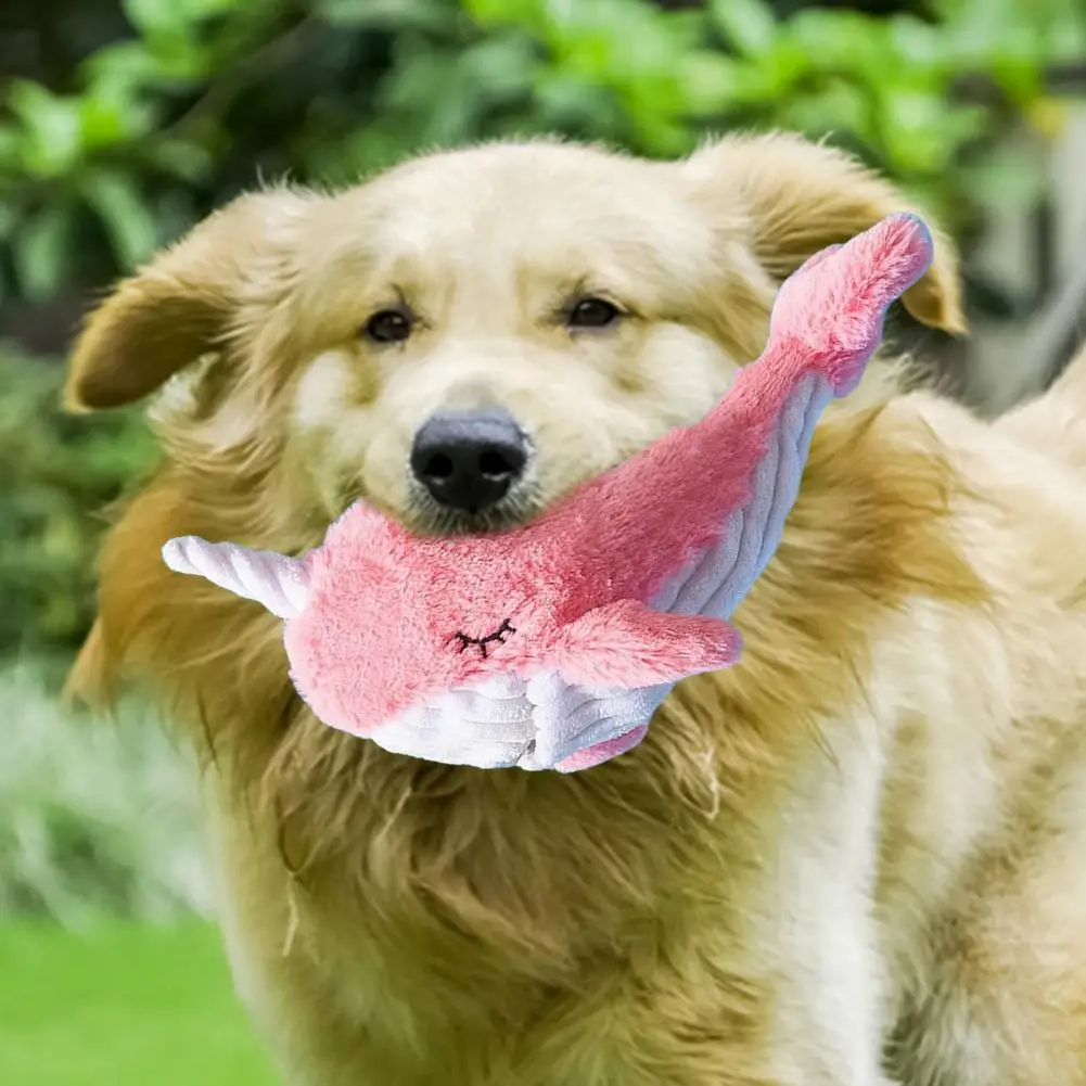 Juguete interactivo para perro, tiburón de peluche recargable, pez Wiggly, suministros para perros pequeños, medianos y grandes