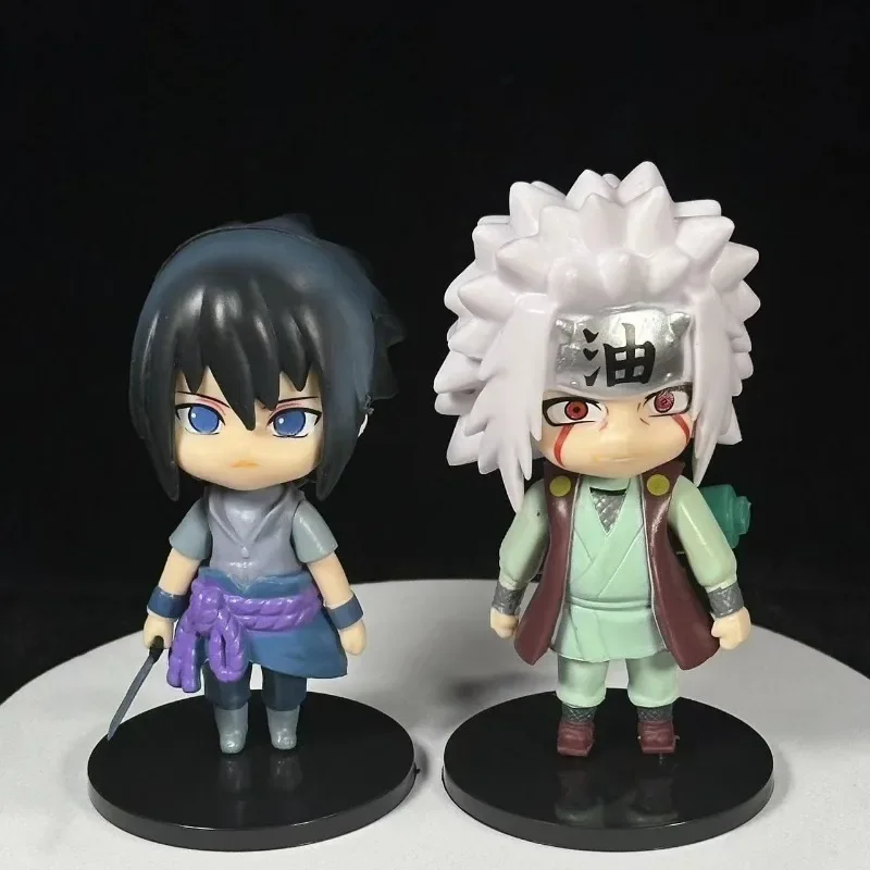 Naruto 6 uds Anime edición Q figuras Rasengan Ninjutsu Uchiha Itachi Jiraiya Hatake Kakashi Gaara PVC modelo chico juguete de regalo - imagen 3