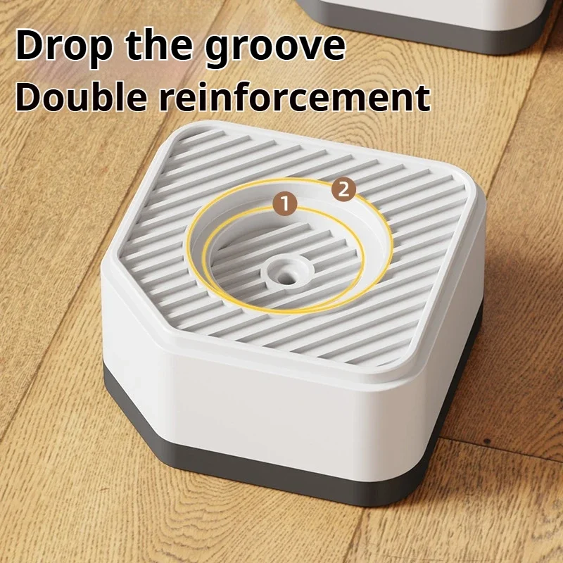 * 300Kg versión mejorada lavadora esteras antivibración refrigerador Kit antideslizante silencioso Base de muebles almohadillas de choque fijas - imagen 3