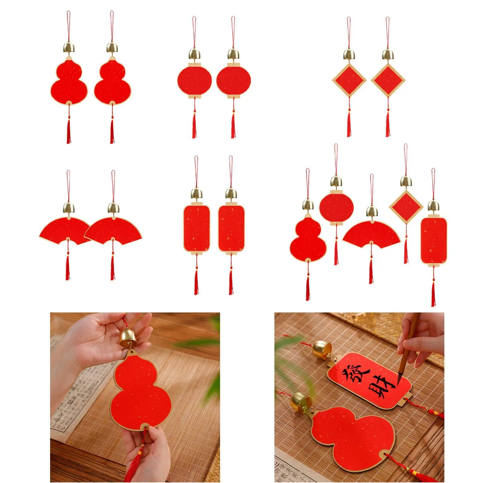 Adorno colgante Año Nuevo Chino para porche y hogar – Decoración festiva - imagen 3