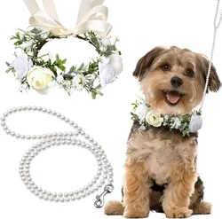 Collar con flores para perros – Ideal para bodas y eventos
