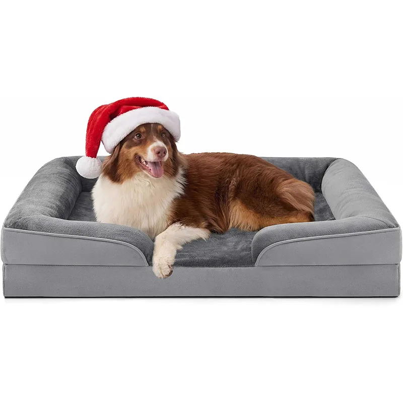 Sofá cama para perro impermeable base antideslizante con funda lavable