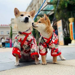 Kimono para perros Shiba Inu y Corgi – ropa primavera verano