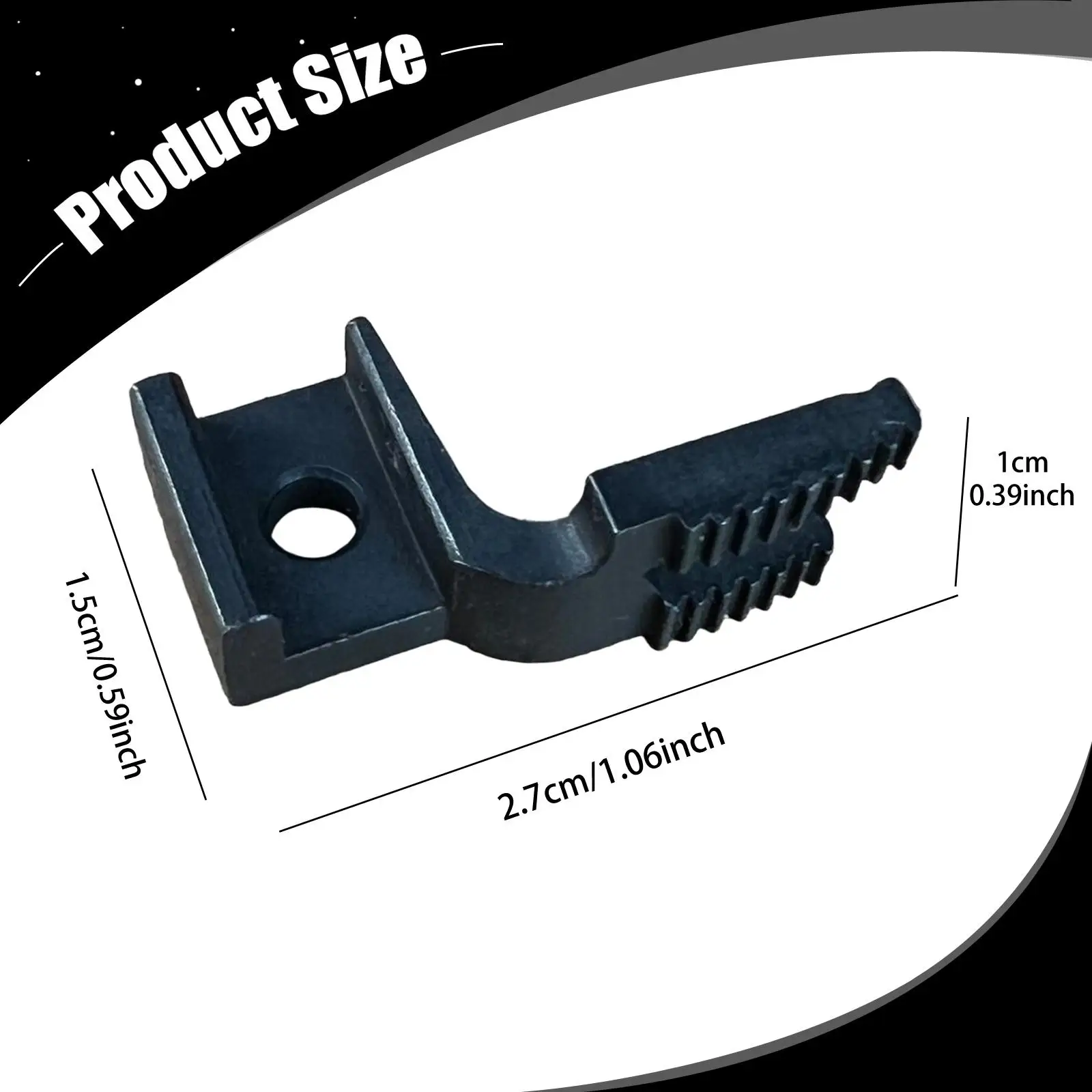 Metal Sequin Bead Presser Foot 82007 for 29K 71 72 Shoe Repair Machine Durable Accessory Easy Installation