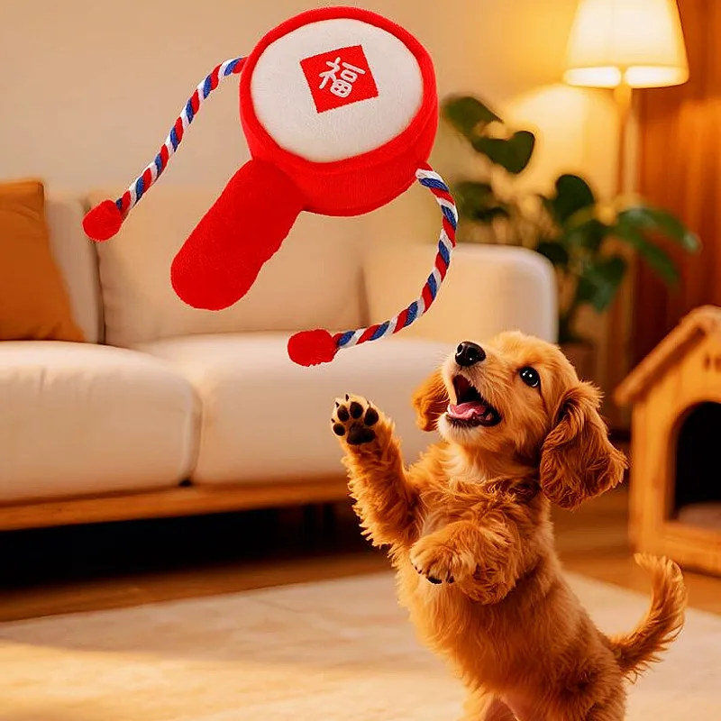 Juguetes para perros a prueba de masticar, juguetes interactivos para perros, juguete para perros resistente a mordeduras con campana, cuerdas suaves, juguete para perros, limpieza de dientes, entrenamiento para cachorros - imagen 4