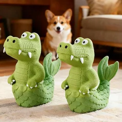 Cocodrilo chirriante látex – Juguete molar perros pequeños medianos