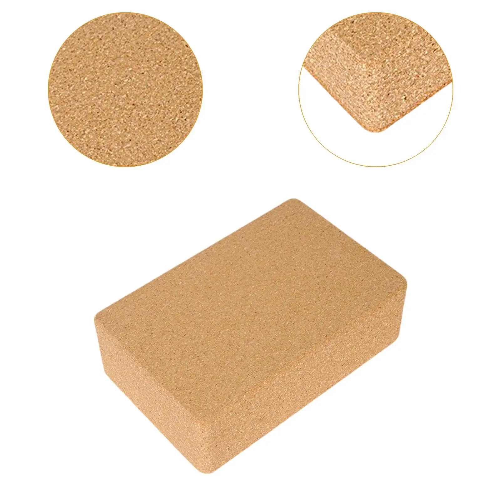 Bloque de corcho protección marrón reemplazo alto, accesorios de bricolaje hechos a mano resistentes, herramienta de artesanía de cuero - imagen 5