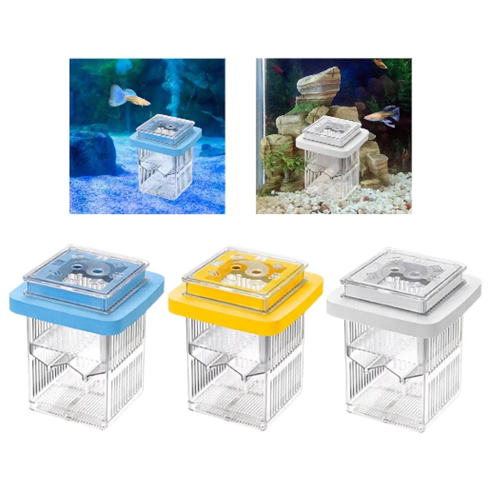 Fish Hatching Box Isolation Case Large Capacity Detachable Aquarium Supplies Fishtank Breeder Aquarium Hatchery for Home Use