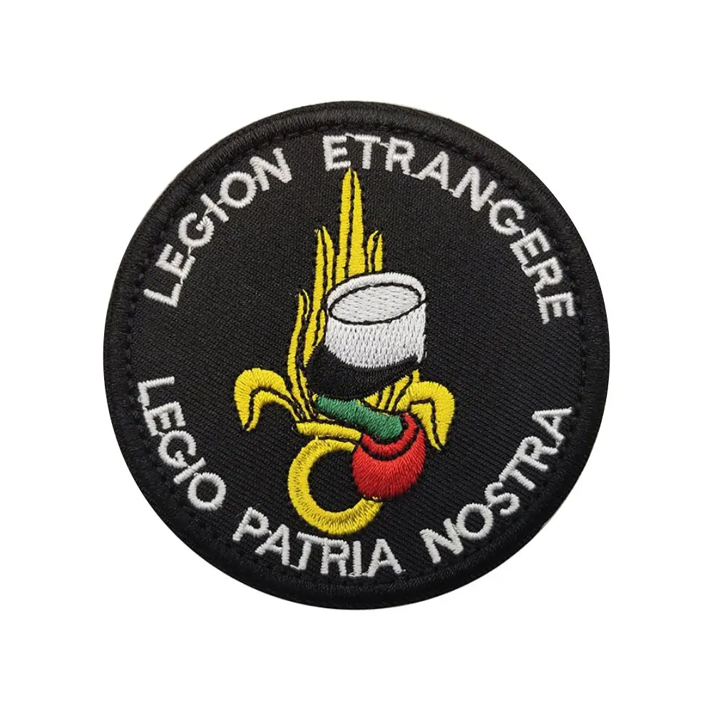 The French Foreign Legion Embroidery Patch Emblem Armband Badge Sewing Embellishment Military Tactical Embroidered Patches - imagen 2