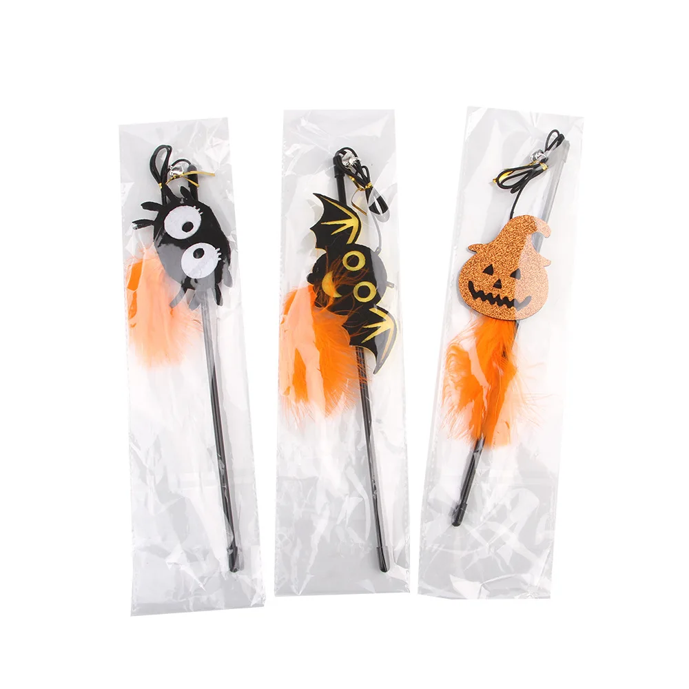 Pack de juguetes de Halloween con diferentes texturas y formas para gatos
